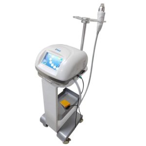 Gold radiofrequency microneedle